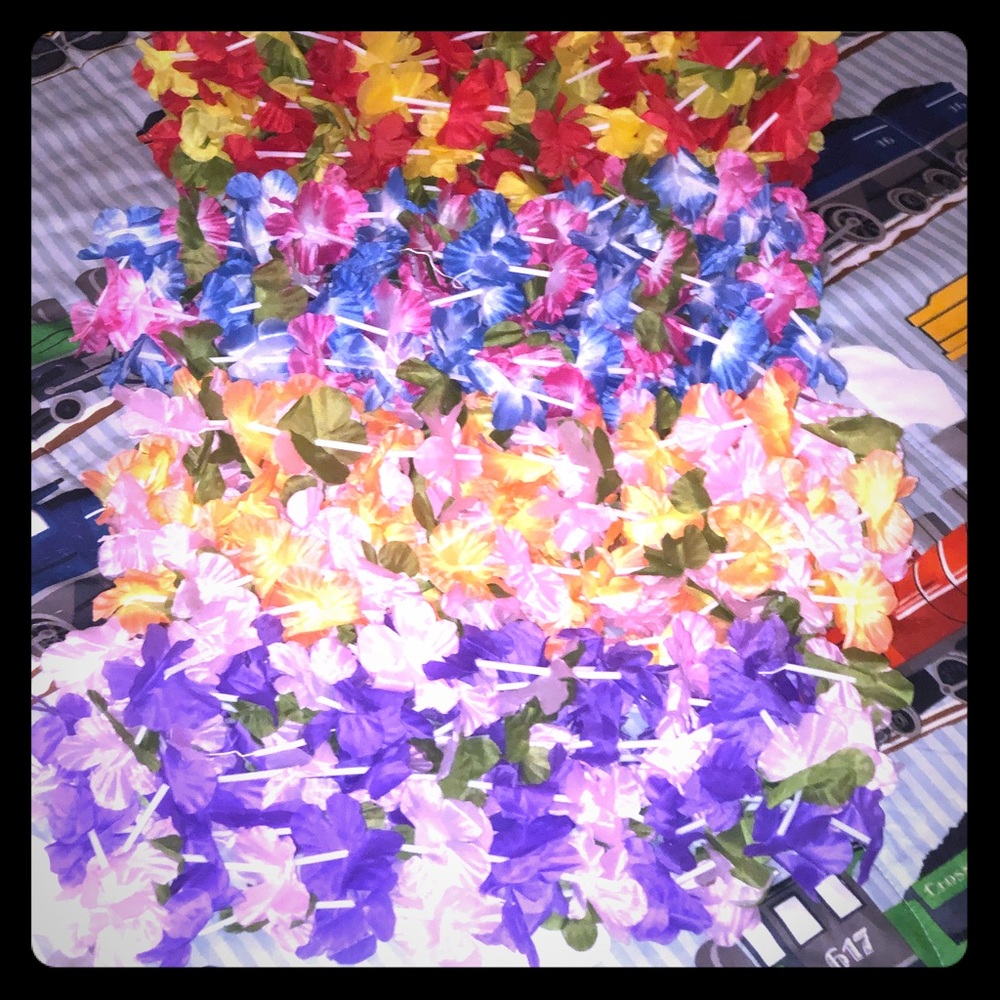 NEW! 24 PC Party Leis! 4 Different Kinds 🏄‍♀️